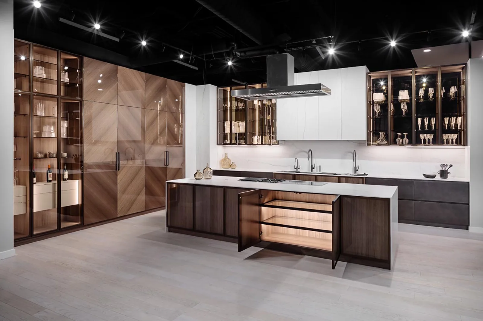 European cabinetry in the DOCA Boston showroom
