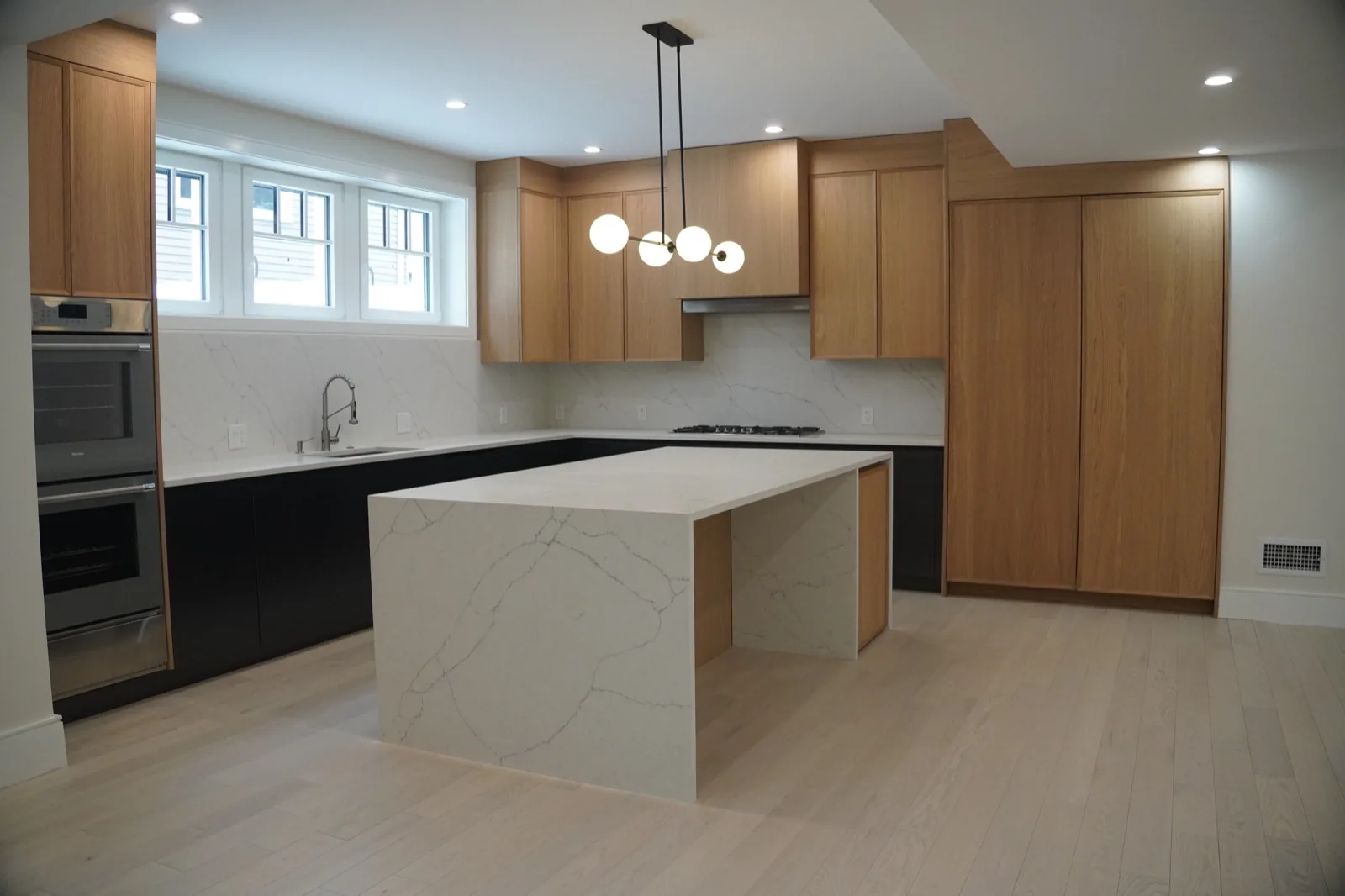 Completed DOCA kitchen at Brookline kitchen in Brookline